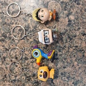 Doorable Keychains Featuring Characters from Disney Pixar “UP” Lot Of 4
